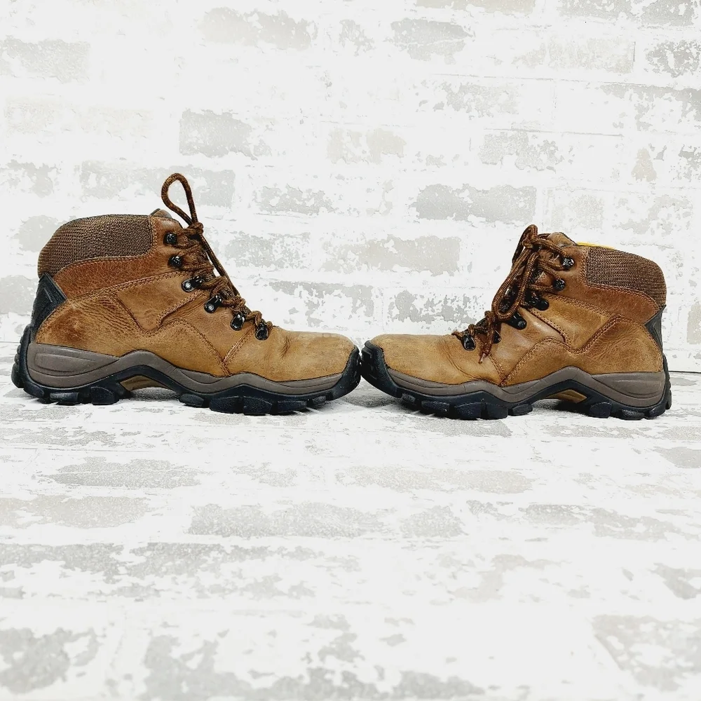 Wolverine Brown Leather Lace Up Hiking/ Work Boots W233